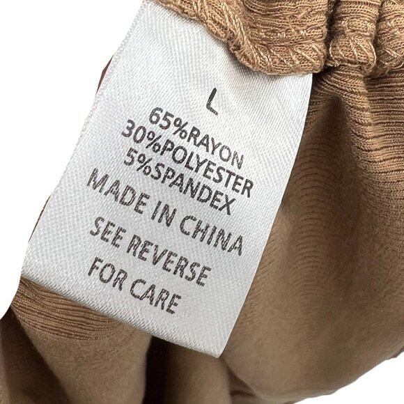 NWT Glosse Side Tie Ruched Ribbed Dress | Large - Picture 6 of 6